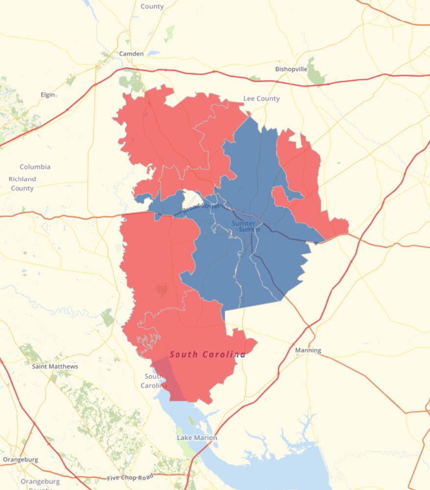 Sumter County Results Map